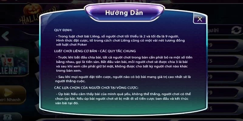 Luật chơi Liêng 789Club 